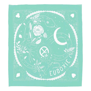 Eudoxie Thelma Mint Bandana - Salt Flats Clothing