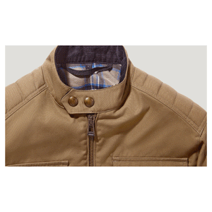 Belstaff Roberts Men's Tech Cotton Canvas Jacket - Olive - Salt Flats Clothing