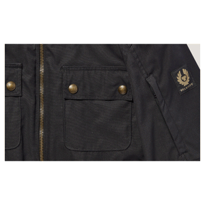 Belstaff Roberts Men's Tech Cotton Canvas Jacket - Black - Salt Flats Clothing