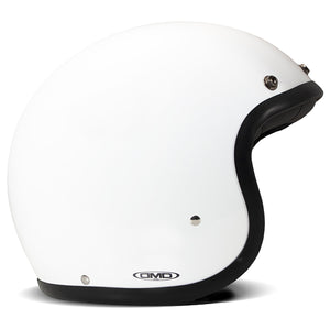 DMD Jet Retro Helmet R22-06 - Solid White - Salt Flats Clothing