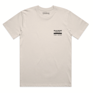 Silk Road Box Core T-Shirt - Bone - Salt Flats Clothing