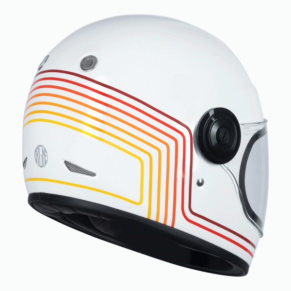 Origine Vega 22.06 Full Face Helmet - Sunrise Red / White - Salt Flats Clothing