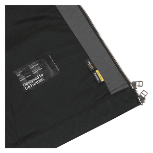 Silk Road Utility Men's Textile Jacket - Charcoal Black - Salt Flats Clothing