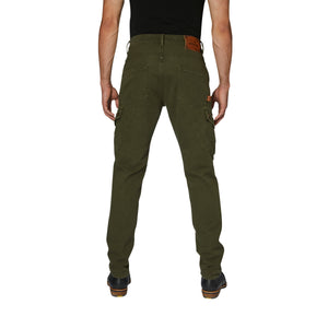 Rokker Cargo Slim Men's Motorcycle Trousers - Light Olive - Salt Flats Clothing