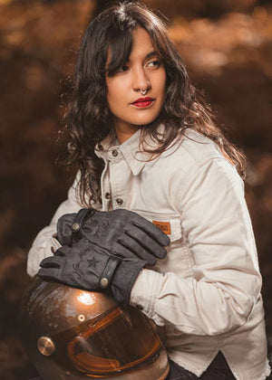 Wildust Sisters Thriller Winter Gloves with Knuckle Armour - Black - Salt Flats Clothing