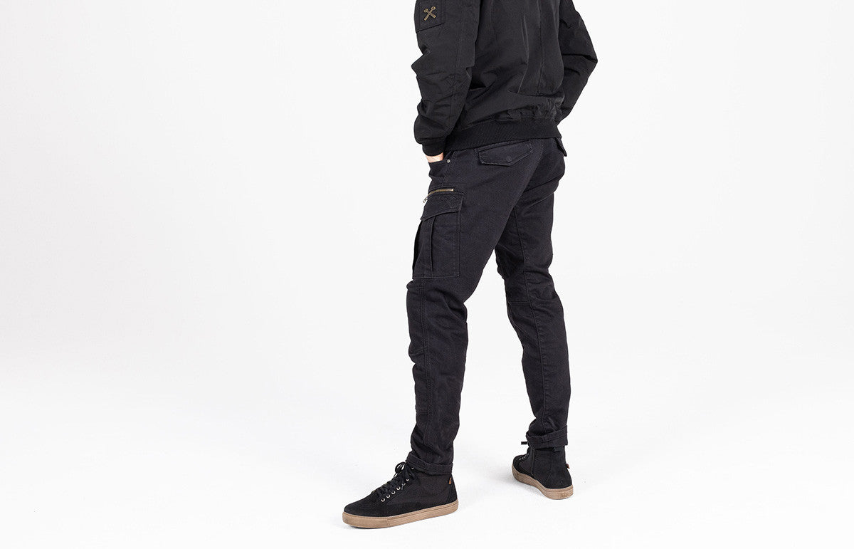 John Doe Defender Mono Cargo Trousers - Black - Salt Flats Clothing