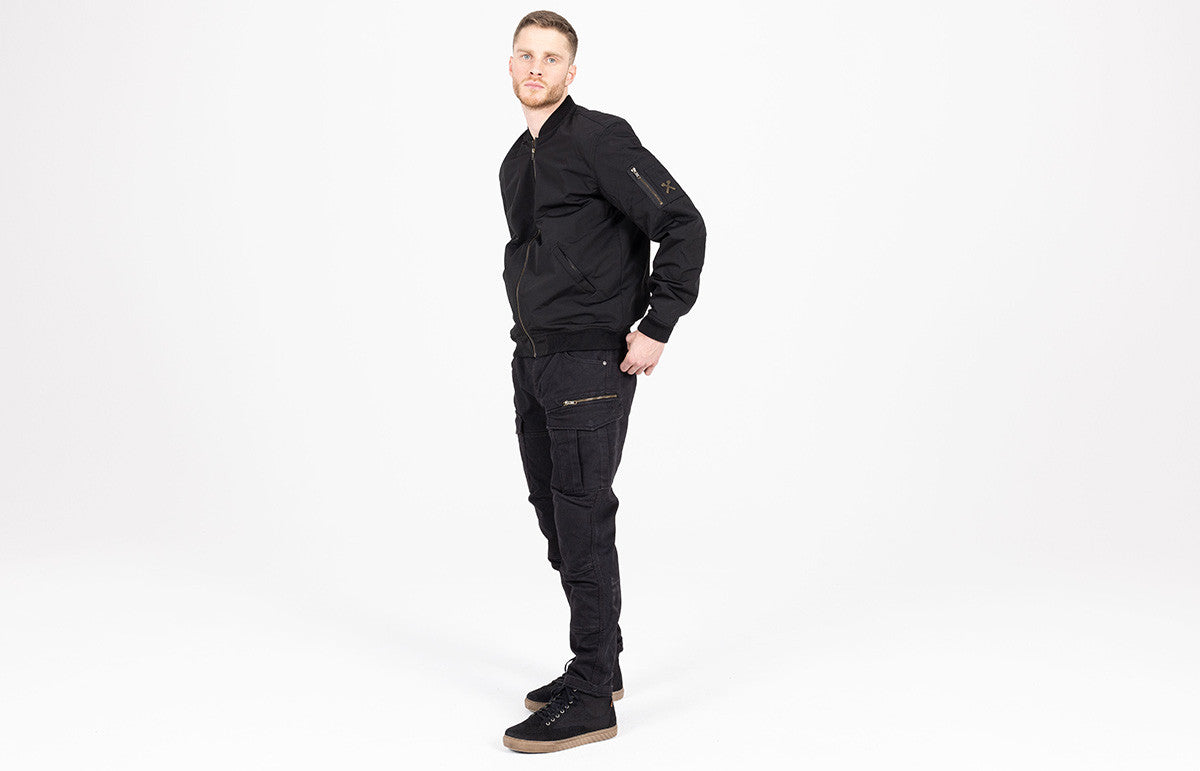 John Doe Defender Mono Cargo Trousers - Black - Salt Flats Clothing