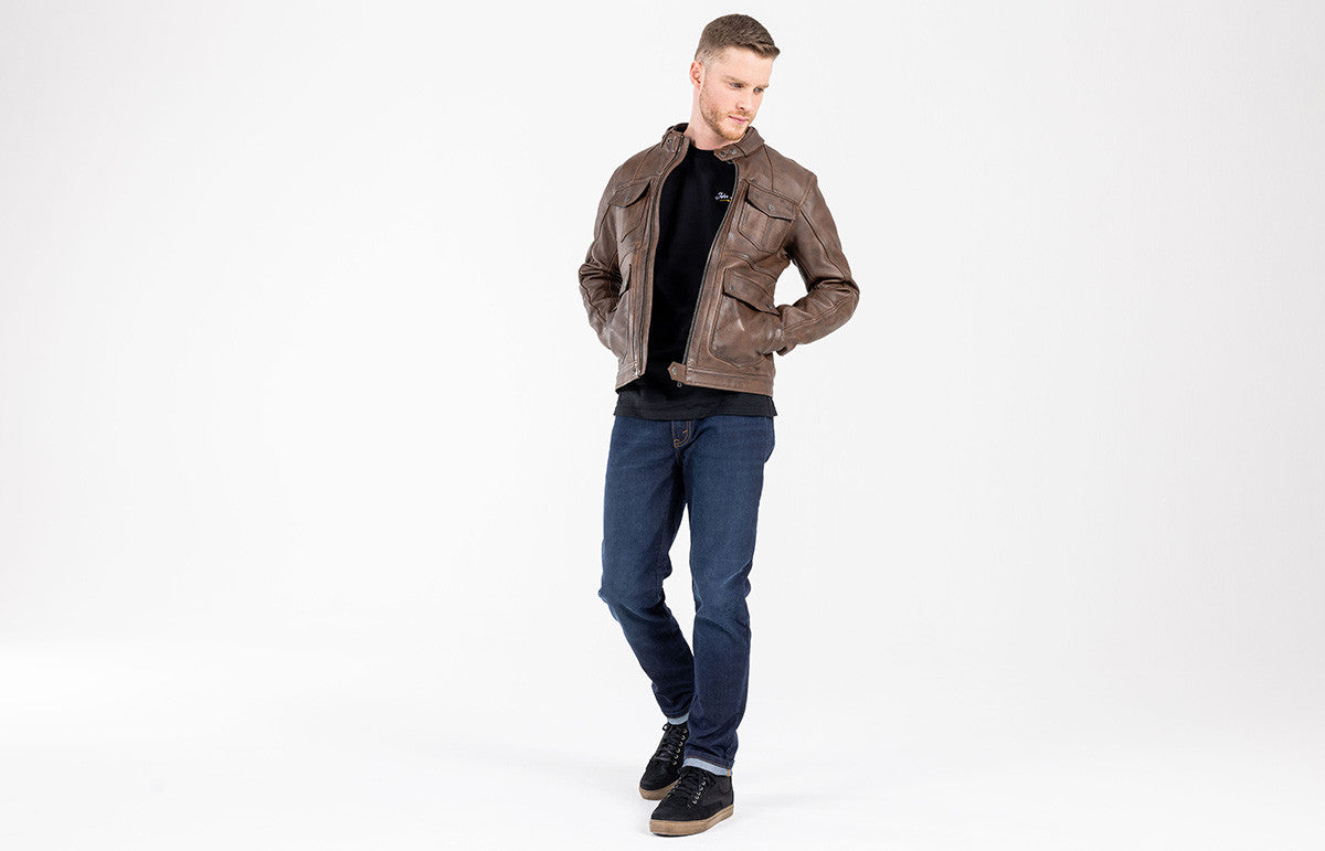 John Doe Pioneer Mono Slim Jeans - Dark Blue - Salt Flats Clothing