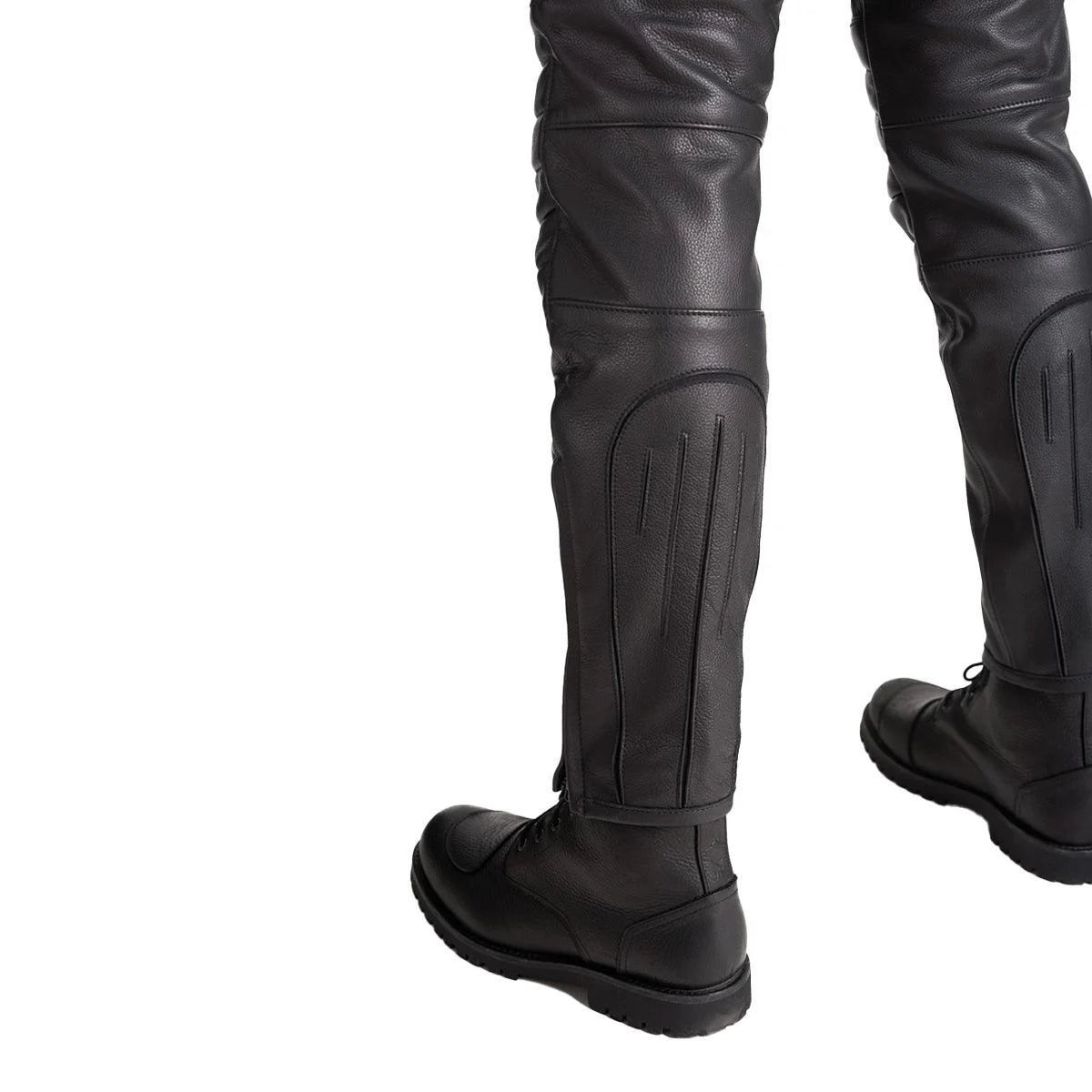 Pando Moto Katana Slim Men's Leather Trouser - Black - Salt Flats Clothing