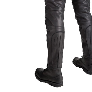 Pando Moto Katana Slim Men's Leather Trouser - Black - Salt Flats Clothing