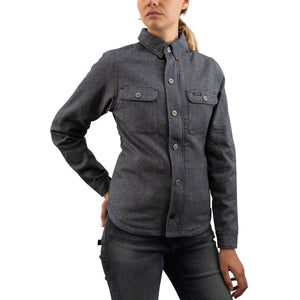 Rokker Boston Rider Ladies Shirt - Grey - Salt Flats Clothing