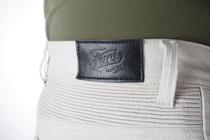 Fuel Motorcycles Sergeant 2 Trousers - Colonial White - Salt Flats Clothing