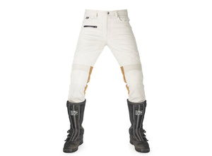 Fuel Motorcycles Sergeant 2 Trousers - Colonial White - Salt Flats Clothing
