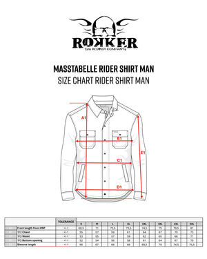 Rokker Memphis Rider Shirt - Orange - Salt Flats Clothing