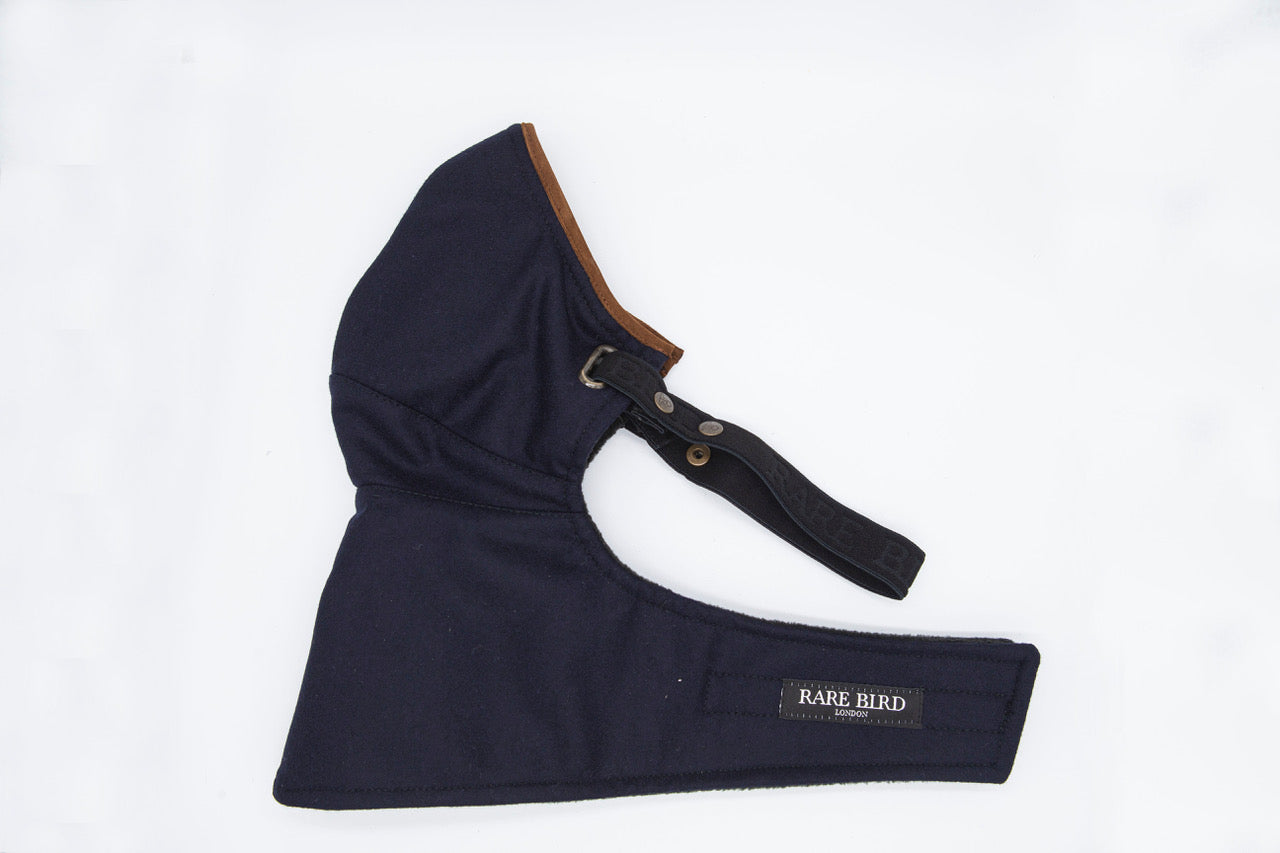 Rare Bird London MKII Wool Face Polution Mask - Navy Blue