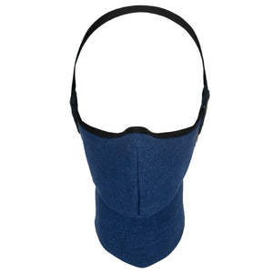 Rare Bird London MKII Linen Summer Face Polution Mask - Blue
