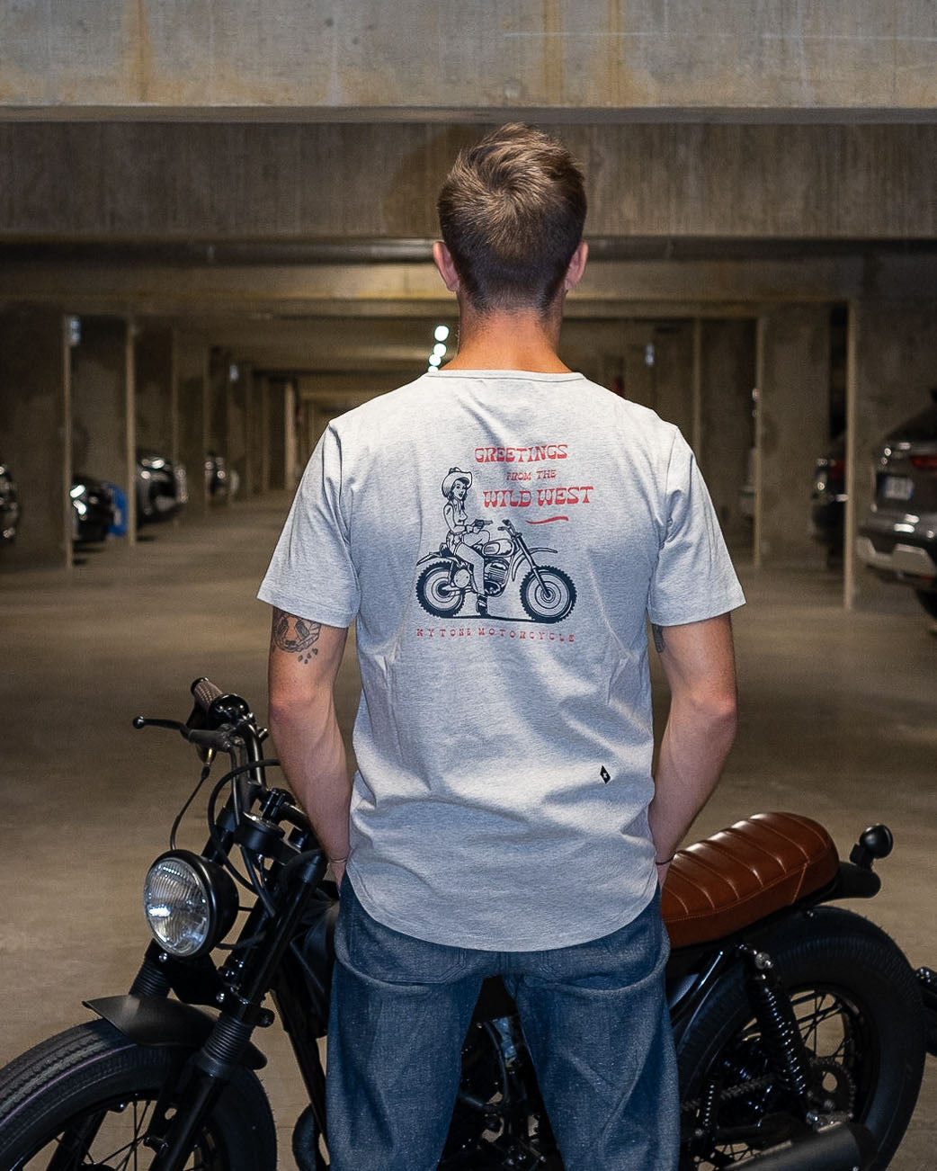 Kytone Bronco Grey T'Shirt - Salt Flats Clothing