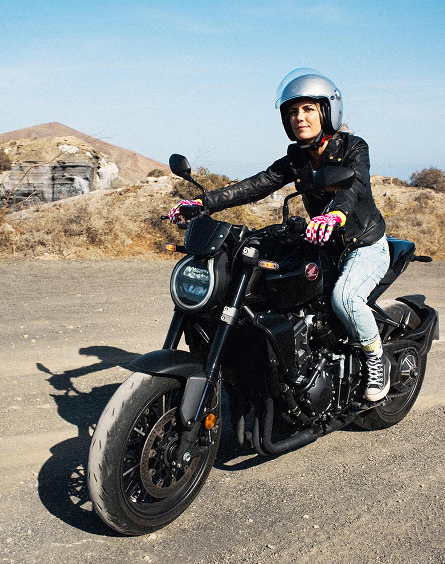 Eudoxie Amy Ladies Leather Jacket - Salt Flats Clothing