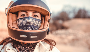 Wildust Sisters Epic Black Bandana Tube Neck Warmer - Salt Flats Clothing