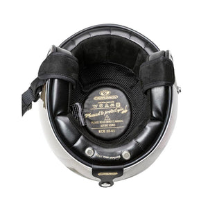 Garibaldi G02X Open Face Vintage Helmet - Matte Black