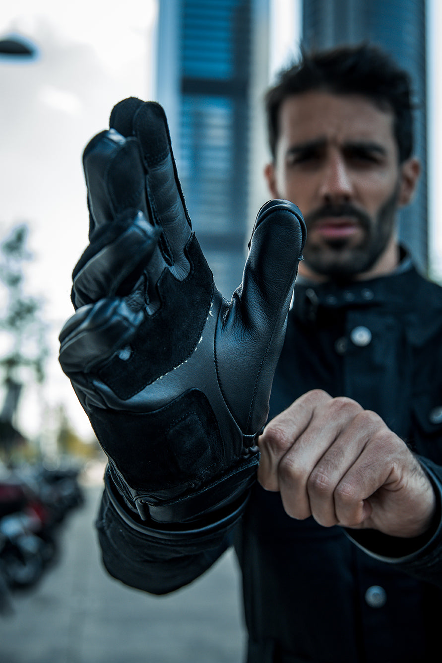 ByCity Mens Cafe III Black Gloves - Salt Flats Clothing