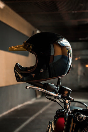 ByCity The Rock Full Face Helmet - Gloss Black R22.06 - Salt Flats Clothing