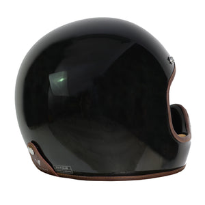 ByCity The Rock Full Face Helmet - Gloss Black R22.06 - Salt Flats Clothing