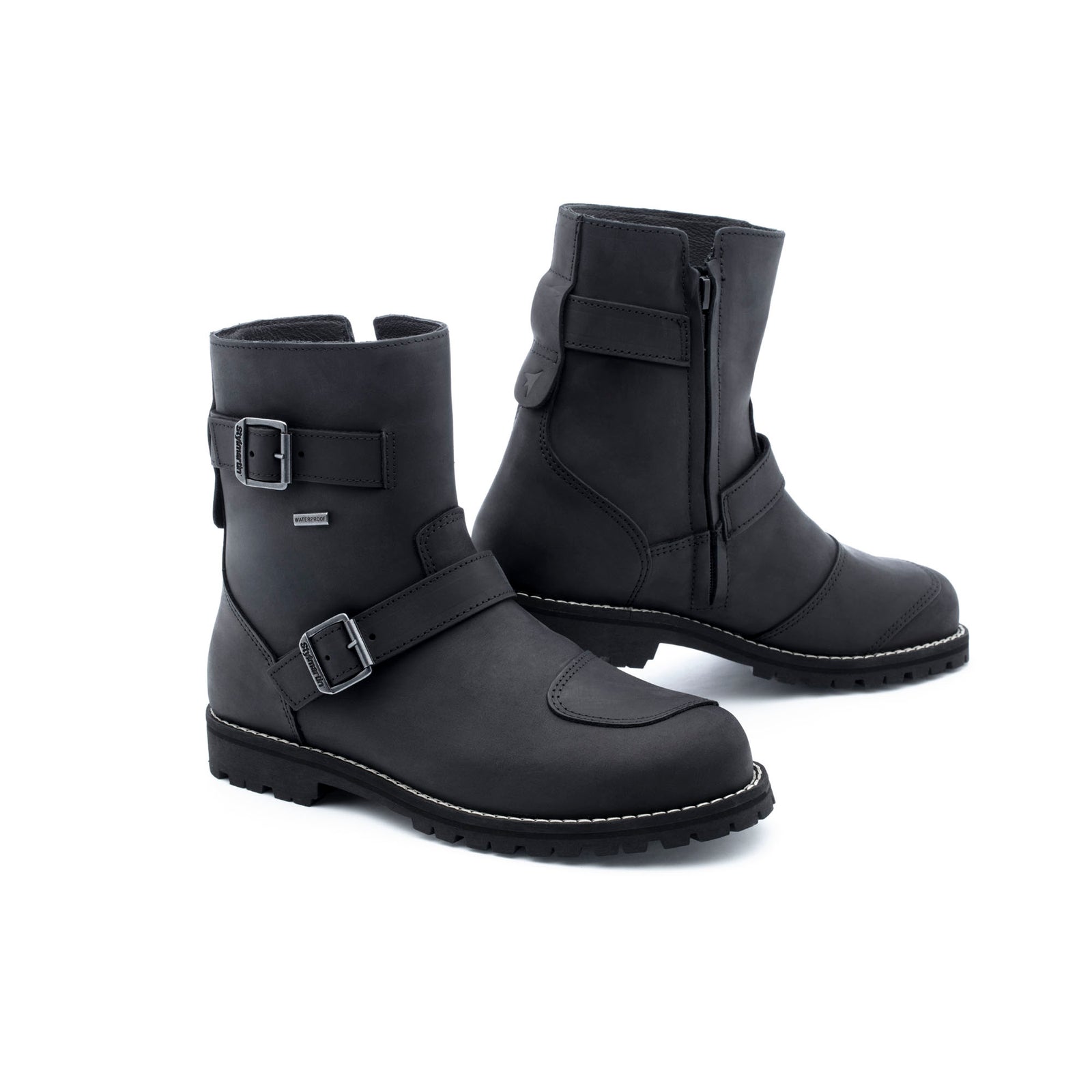 Stylmartin Legend Mid WP Touring Boots - Black - Salt Flats Clothing
