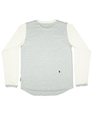 Kytone Metal Grey/White LS T'Shirt - Salt Flats Clothing