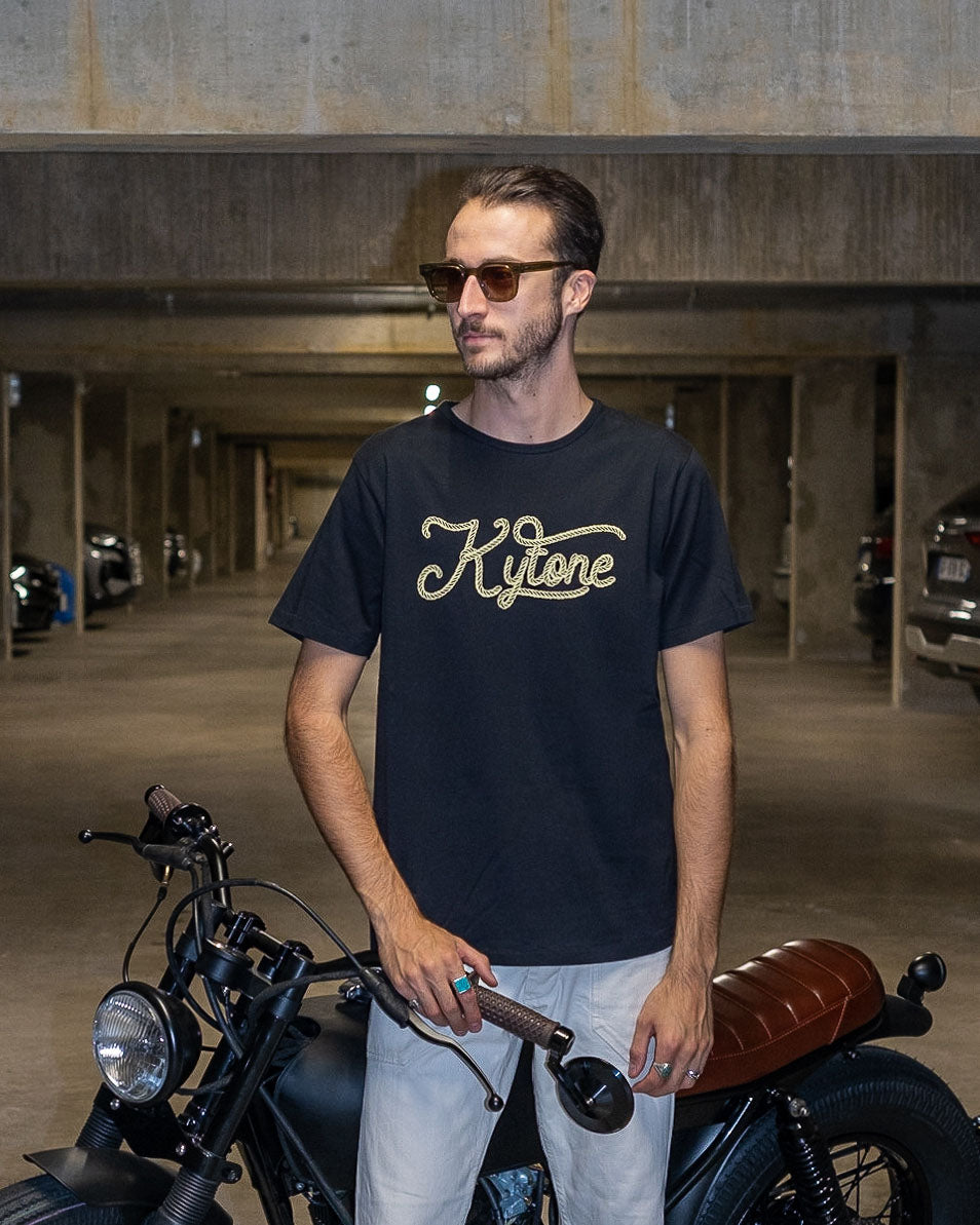 Kytone Rope Black T'Shirt - Salt Flats Clothing