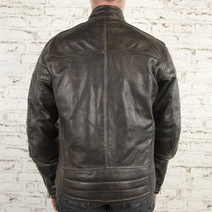Age of Glory - Age of Glory Rocker Black Leather Jacket - Men's Jackets - Salt Flats Clothing