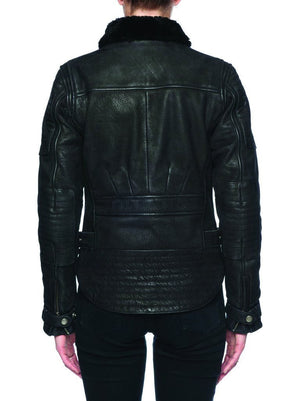 Black Arrow - Black Arrow Ladies Night Hawk Buffalo Leather Jacket - Ladies Jackets - Salt Flats Clothing