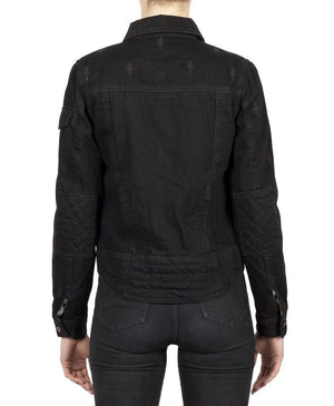 Black Arrow - Black Arrow Ladies Nowhere Bound Denim Jacket - Ladies Jackets - Salt Flats Clothing