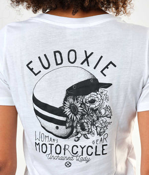 Eudoxie - Eudoxie Bonnie White T'Shirt - T-Shirts - Salt Flats Clothing