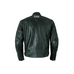Garibaldi - Garibaldi Bullrider Vintage Leather Mens Motorcycle Jacket - Men's Jackets - Salt Flats Clothing