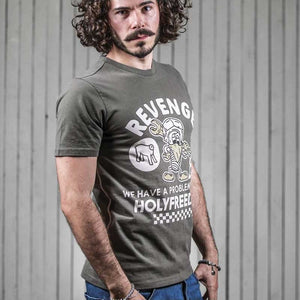 Holy Freedom Revenge Green Short Sleeve T'Shirt - Salt Flats Clothing