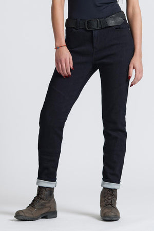Pando Moto - Pando Moto Kissaki Ladies Black Jeans - Ladies Trousers - Salt Flats Clothing