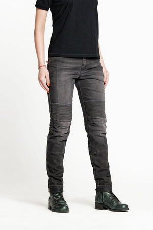 Pando Moto - Pando Moto Rosie Devil Plain Ladies Jeans - Ladies Trousers - Salt Flats Clothing