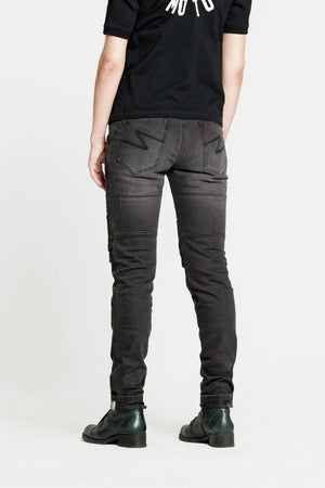 Pando Moto - Pando Moto Rosie Devil Plain Ladies Jeans - Ladies Trousers - Salt Flats Clothing