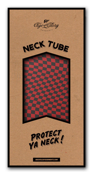 Age of Glory Twisted Checker Red Bandana Neck Tube - Salt Flats Clothing