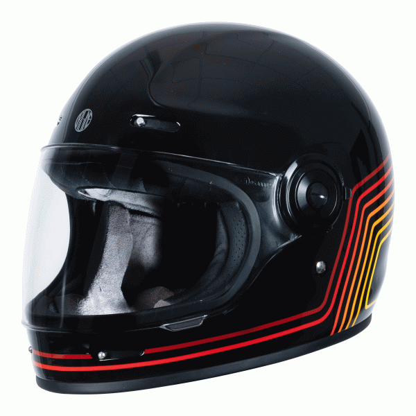 Origine Vega 22.06 Full Face Helmet - Sunrise Red / Black - Salt 