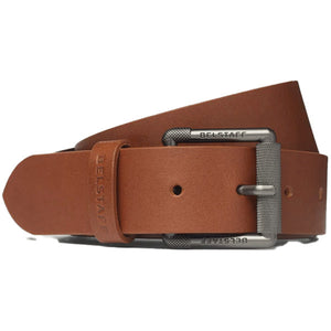 Belstaff Roller Buckle Belt - Earth Brown - Salt Flats Clothing
