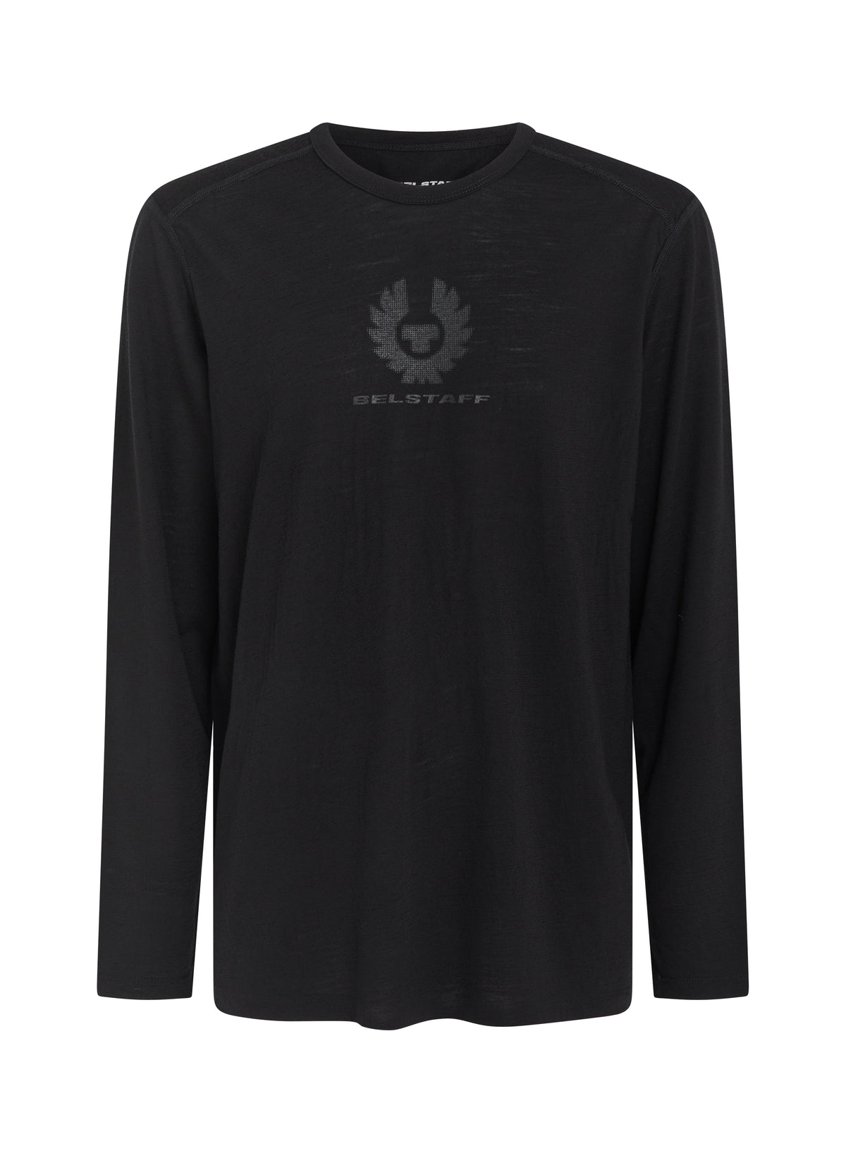 Belstaff Long Sleeve Men's  Merino Base Layer - Black - Salt Flats Clothing