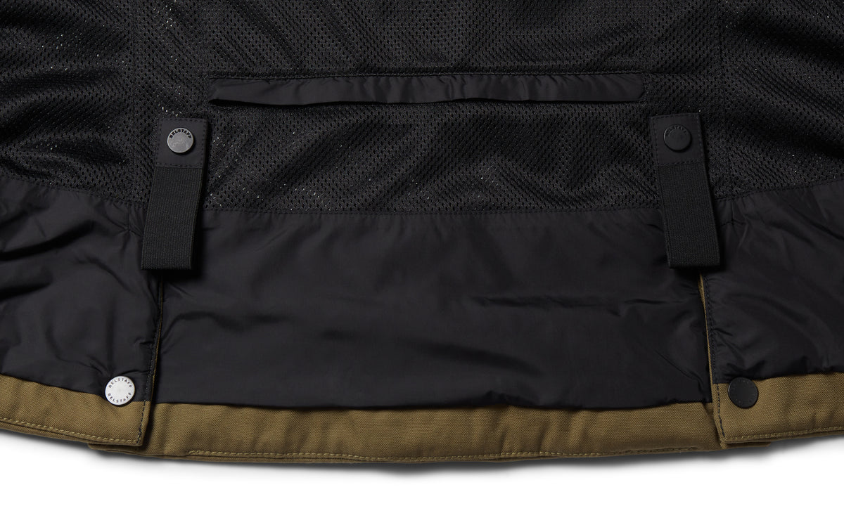 Belstaff Cherwell Ladies Textile Jacket - Olive - Salt Flats Clothing