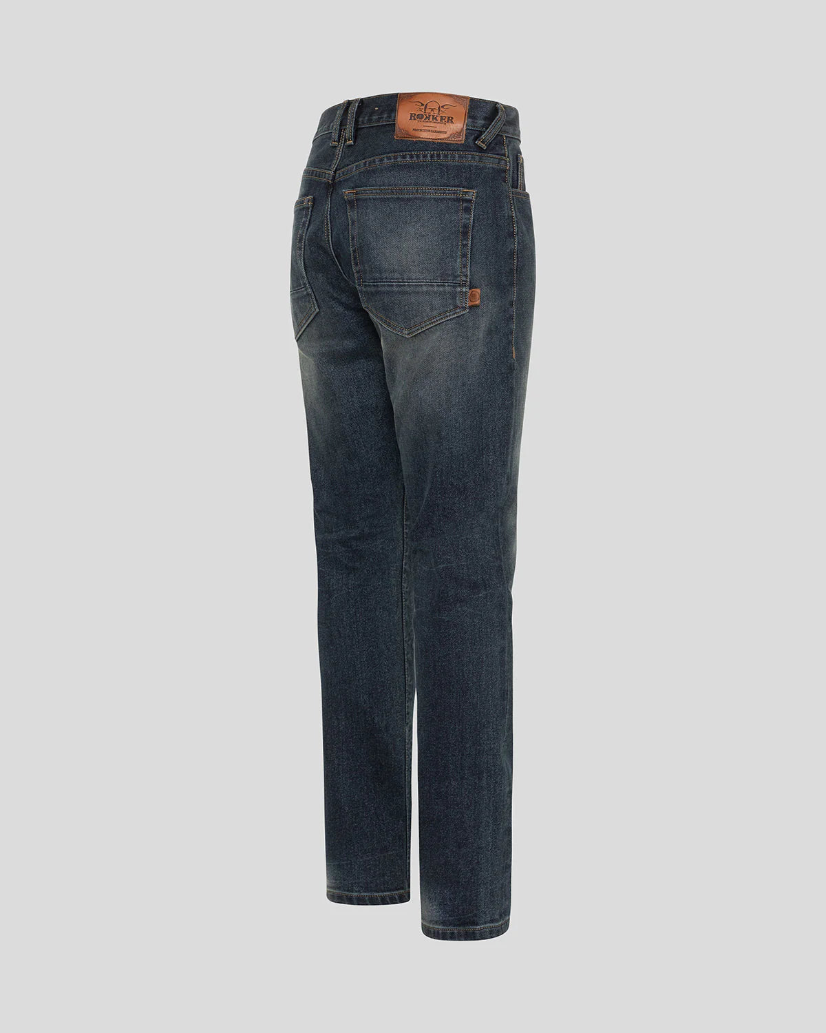 Rokker Rokkertech Legend Straight Men's Motorcycle Jeans - Dark Blue - Salt Flats Clothing