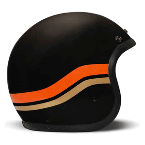 DMD Jet Retro Helmet R22-06 - Matt Black Sunset - Salt Flats Clothing