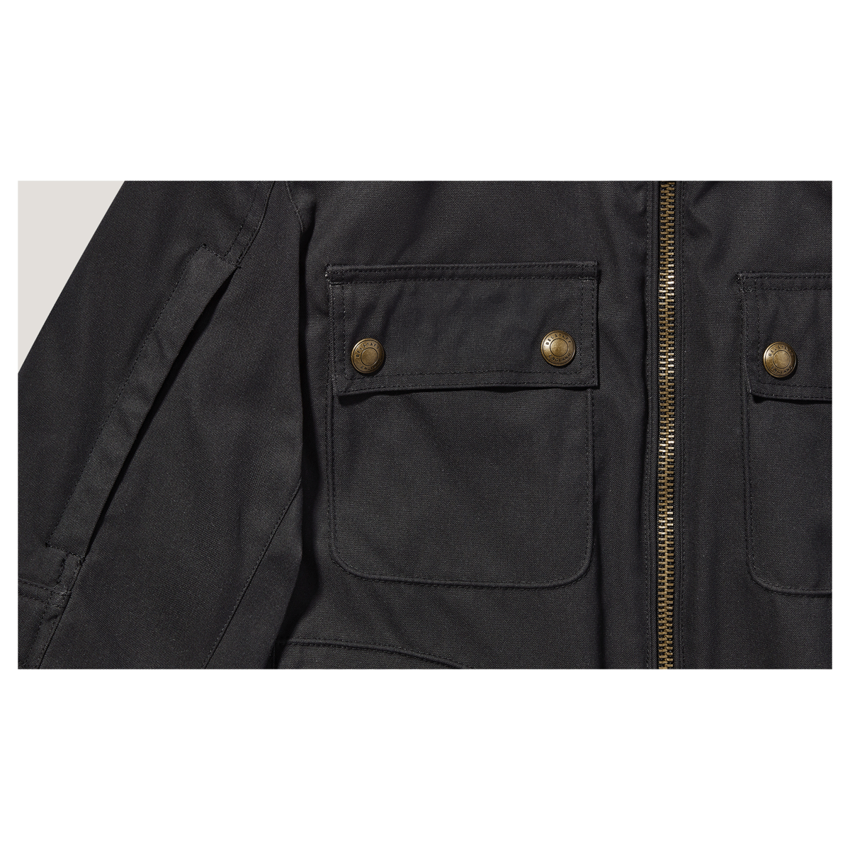 Belstaff Roberts Men's Tech Cotton Canvas Jacket - Black - Salt Flats Clothing