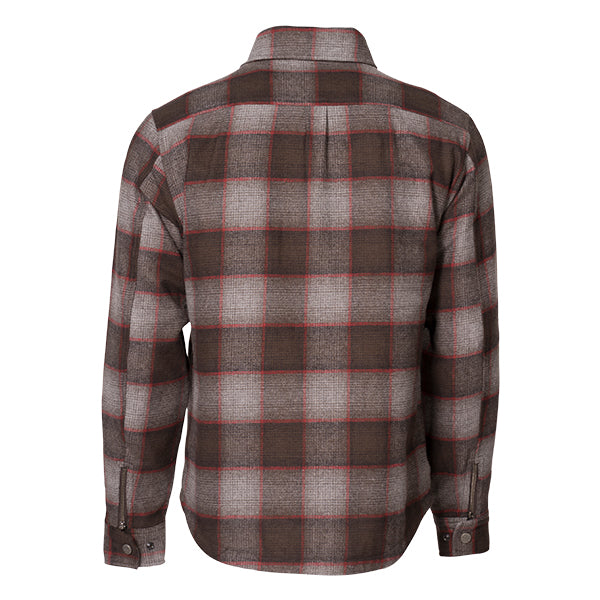 Rokker Chicago Rider Shirt - Grey/Red - Salt Flats Clothing