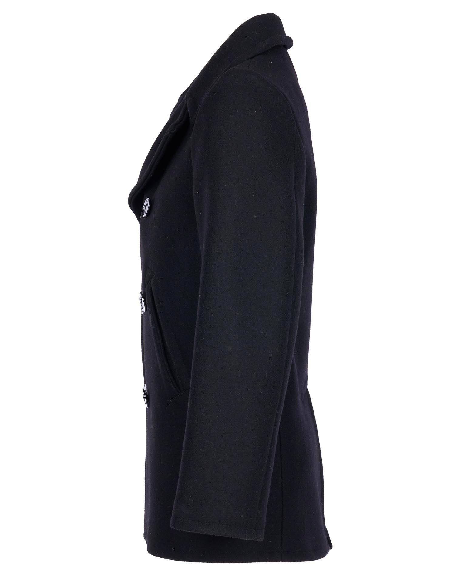 Pike Brothers 1938 Wool Pea Coat - Black - Salt Flats Clothing