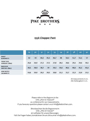 Pike Brothers 1958 Chopper Jeans 15oz - Salt Flats Clothing